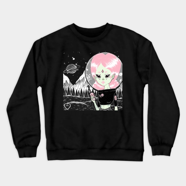 ☽ amaltea ☾ Crewneck Sweatshirt by lOll3